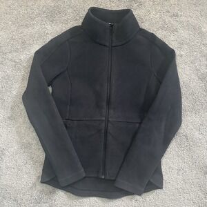 LULULEMON Jacket Going Places Womens Size 2 Black Full Zip Minimalist